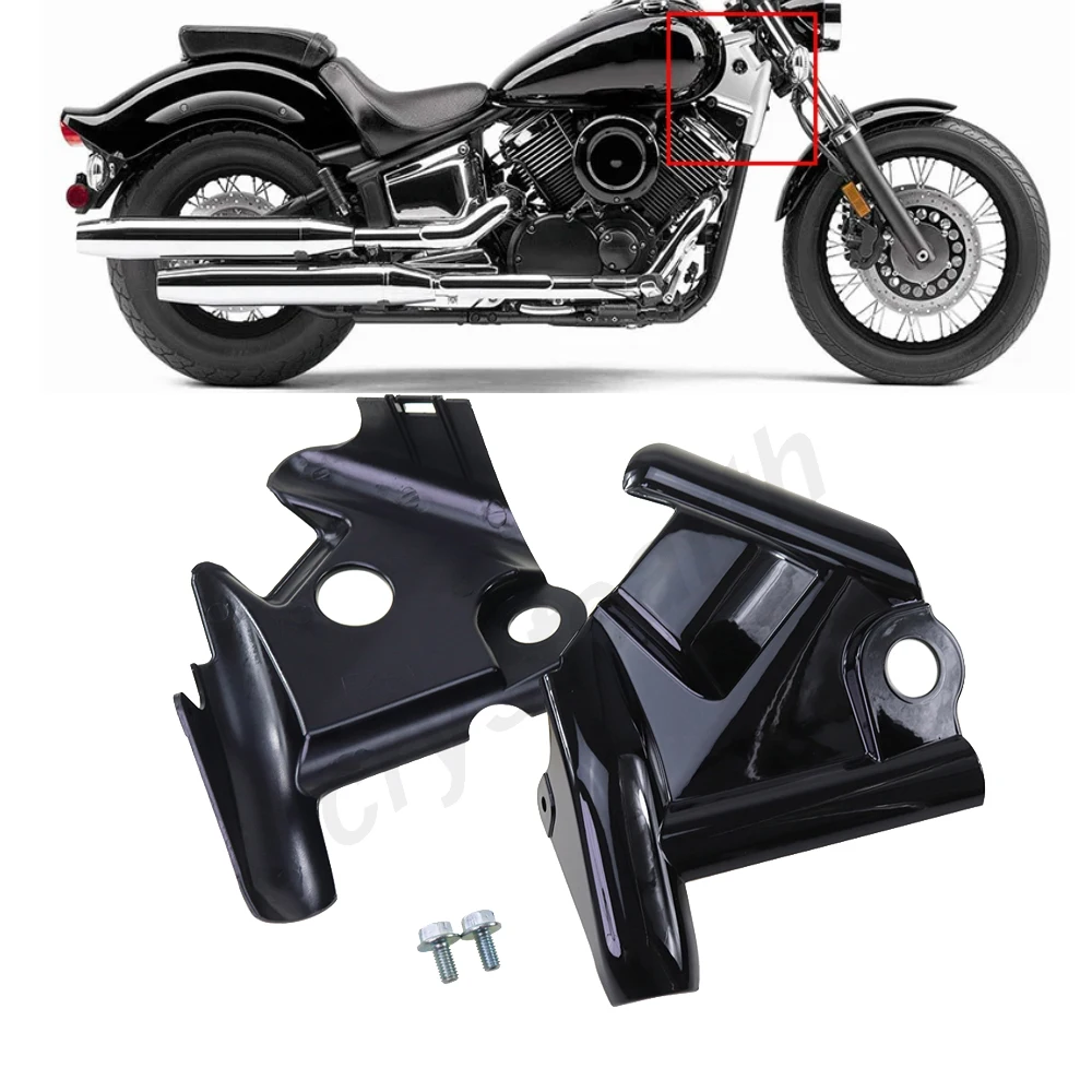 Motorcycle Accessories Front Frame Side Cowl Neck Cover For Yamaha Vstar 1100 XVS1100 1999-2009 2000 2001 2002 2003 2004 2005