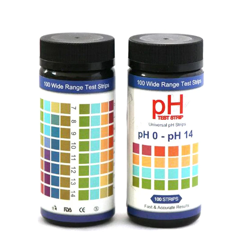 100/150 Strips 0-14 PH Test Strips Indicator Paper Tester 4.5-9.0 PH Test Strips for Saliva Urine Litmus Alkaline PH Test