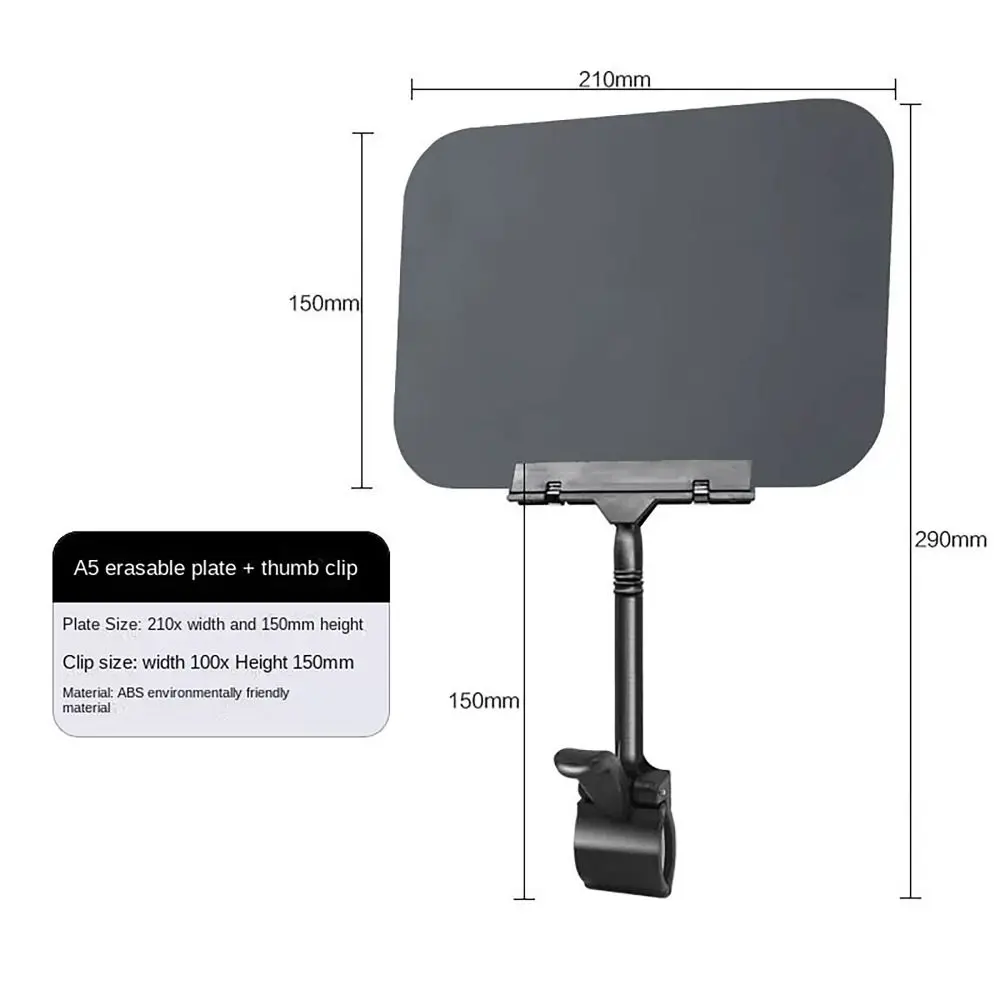 

A4 A5 A6 Chalkboard Price Tag Erasable Advertising Display Food Price Label with Clip Waterproof Price Sign Holder