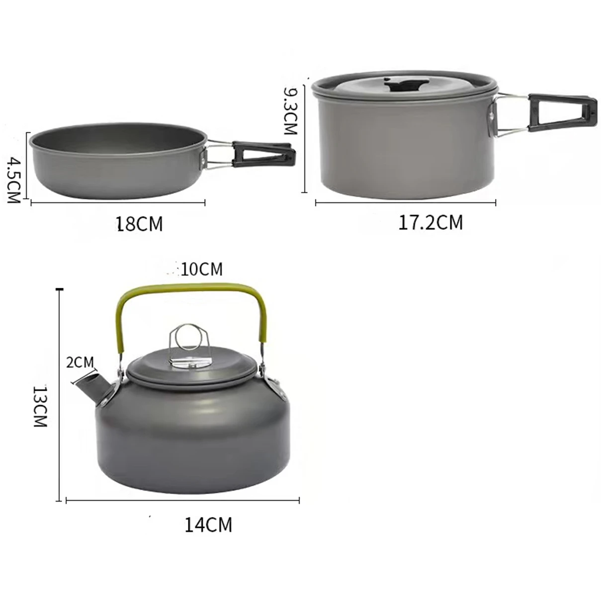 Bluesdeer ultraleve acampamento cozinhar utensílios de mesa ao ar livre pote conjunto caminhadas piquenique viagem pratos turísticos suprimentos equipamentos