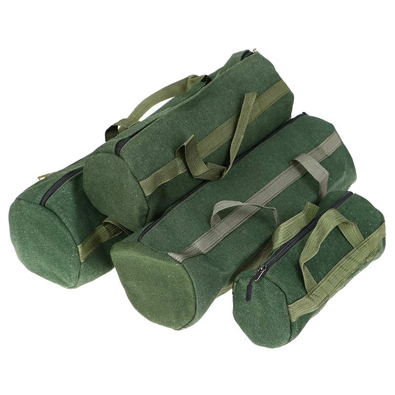 1pcs Durable Thicker Canvas Tool Pouch for Electrical Tool Storage Organizer Bag