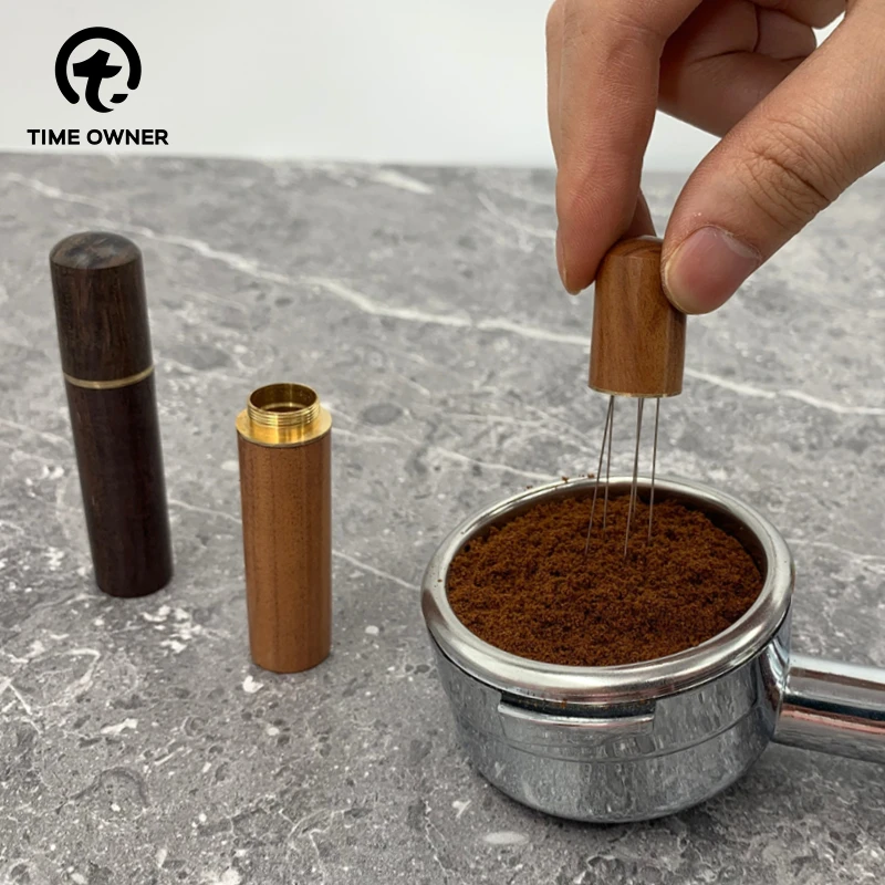 Coffee Tamper Stainless Steel Needles Espresso Powder Stirrer Distributor Leveler Tools Cafe Stirring barista accessories