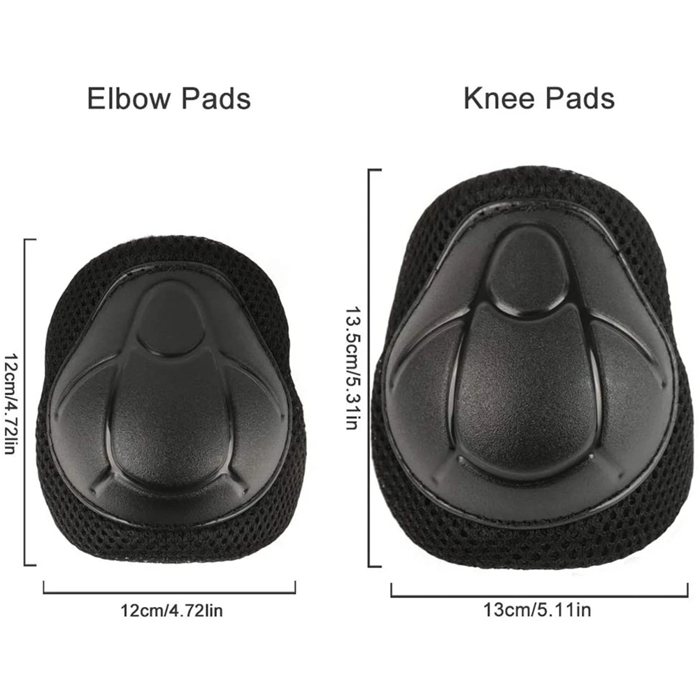 

12Pcs Protective Gears Set Kids 3-7, Knee Elbow Pads Wrist Guards Child Safety Protector Kit For Cycling Bike Skating B-B60B