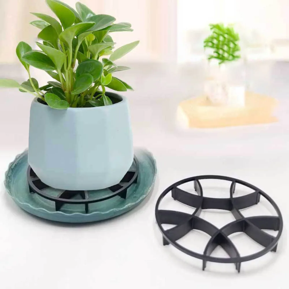 

New Plastic Flower Pot Holder Breathable Anti Rot Root Flower Tray Anti Water Ventilation Pad Home
