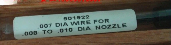 

Hot melt glue machine nozzle cleaning needle PROBE, VIAL 901923