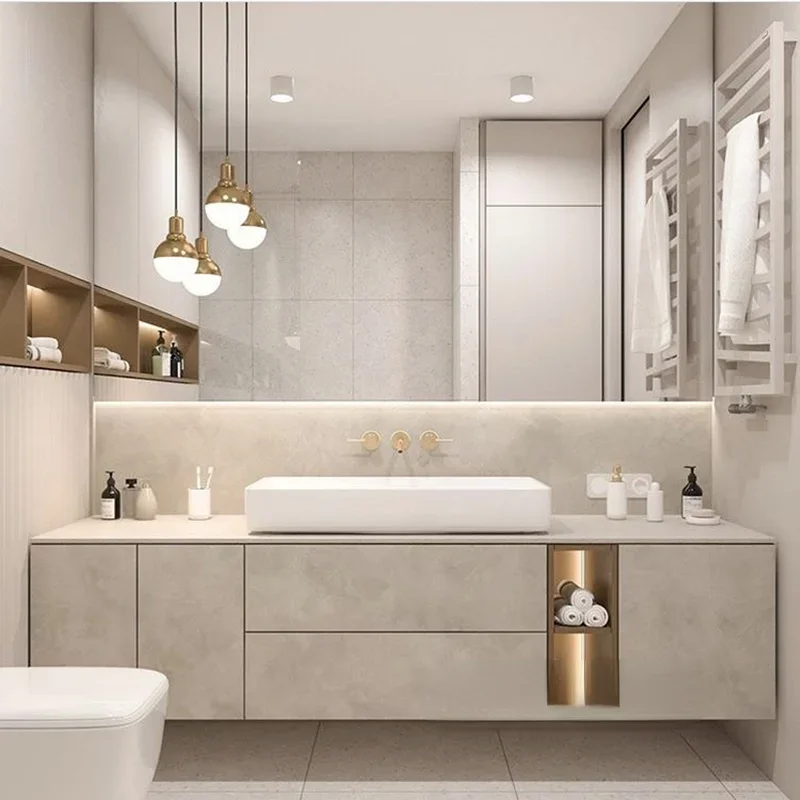 Luxury Bathroom Furniture Wood Double Sink Floating Unit Bathroom Vanity Cabinet 28 48 Inches bathroom vanity