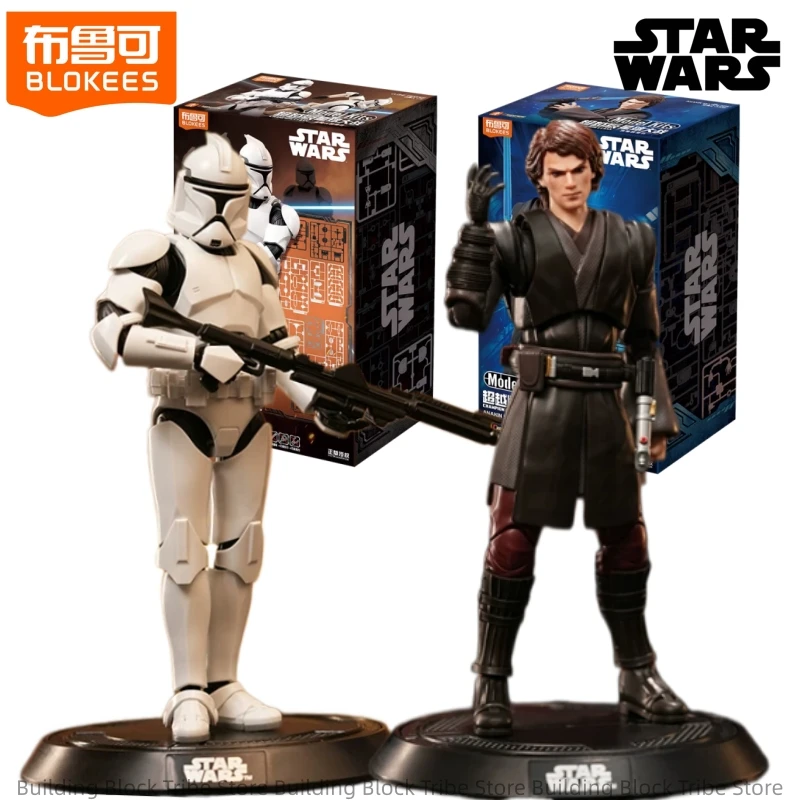 BLOKEES Star Wars Baustein-Figur Beyond Anakin Skywalker CLONE TROOPER Zusammensteckbares Modell Ornament Spielzeug Sammlerstück Geschenk