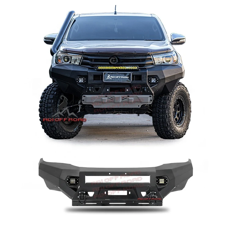 

F11 Series 4x4 offroad Pickup With 18W LED light winch stand BULL BAR Steel front rear bumpers -toyota hilux vigo revo rocoo