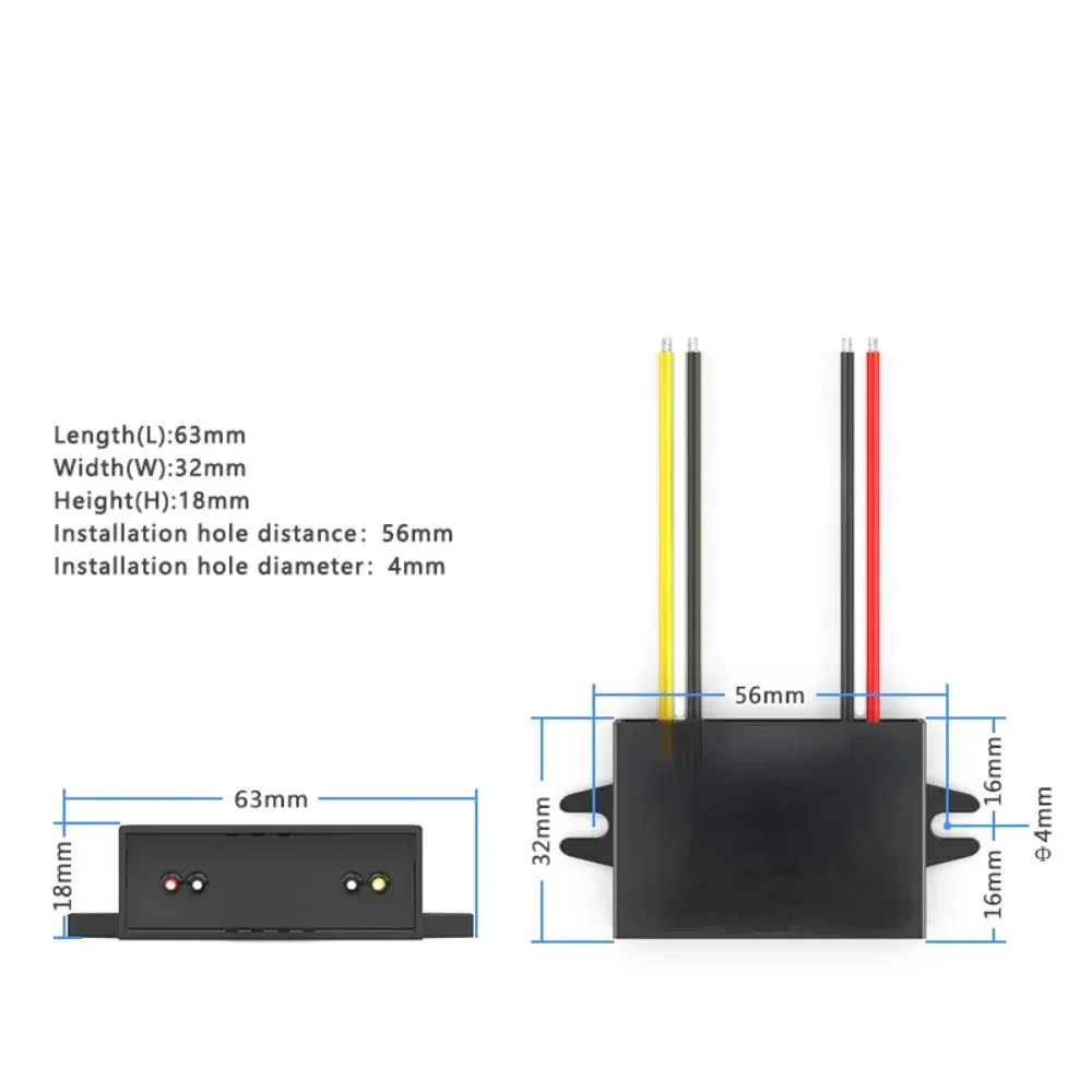 12V to 24V vehicle power transformer module converter power booster Converter Step Up DC/DC Converters 12 Volt to 24 Volt