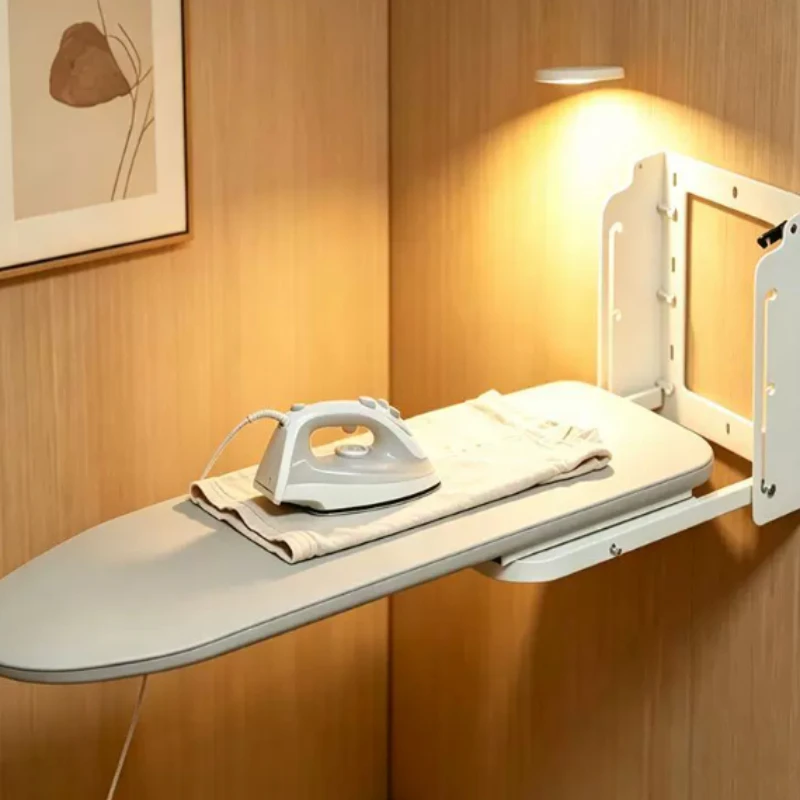 Household foldable ironing board for easy storage Simple clothing care ironing board Wall-mounted folding ironing board