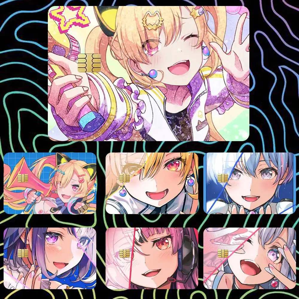 

mewtype arale nakamachi Sticker Film Tape Skin for Credit Card Debit Card Cartoon Waterproof Stickers