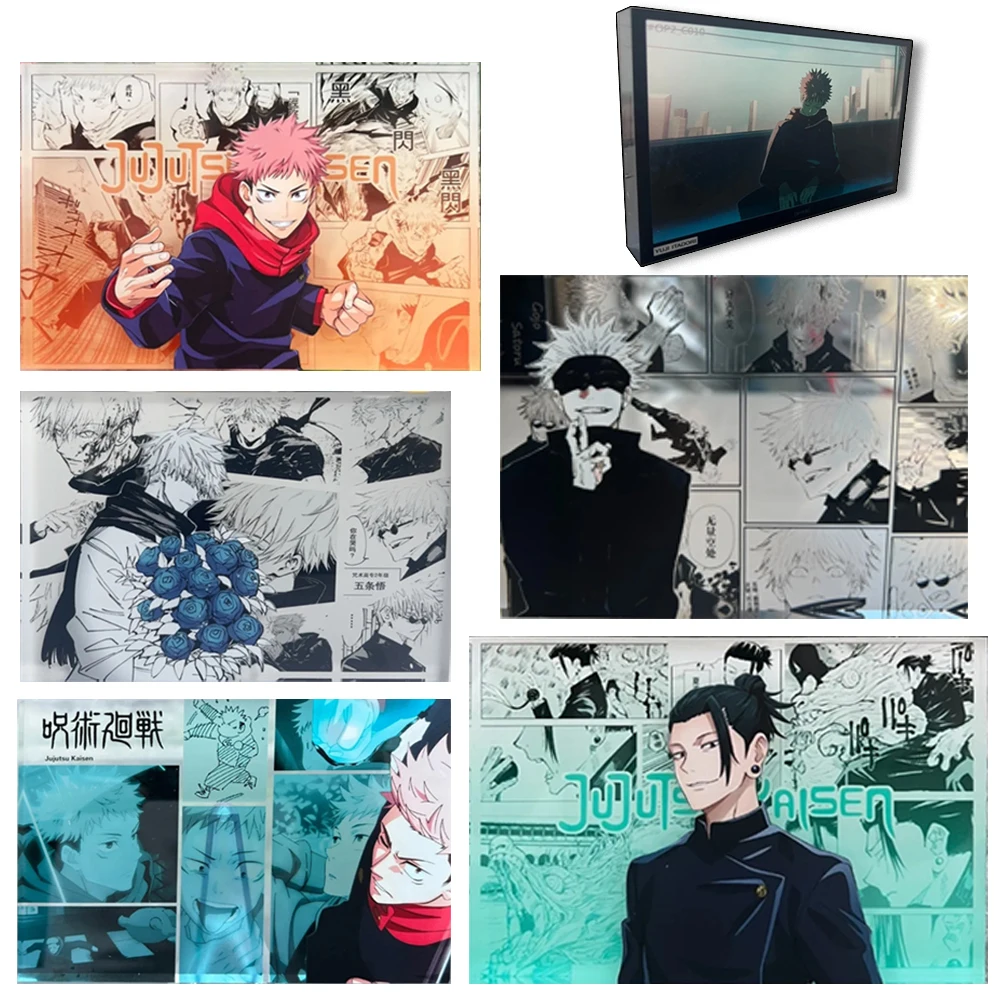 

Jujutsu Kaisen DIY Collectible card bricks Fushiguro Megumi Satoru Gojo Kugisaki Nobara Itadori Yuji Boys' holiday gifts