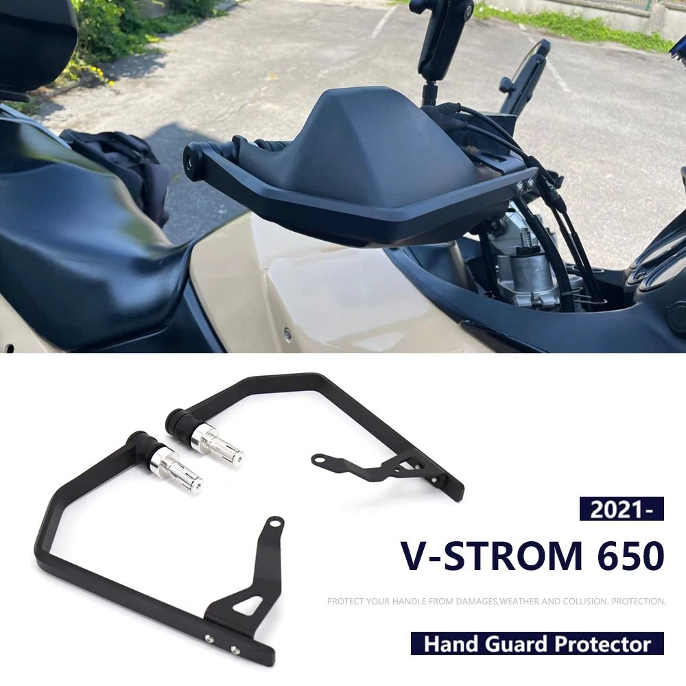 

New For Suzuki V-Strom Vstrom 650 XT V-strom650 2021 - Motorcycle Handguard Hand Crash Bar Protector Handlebar Handle Hand Guard