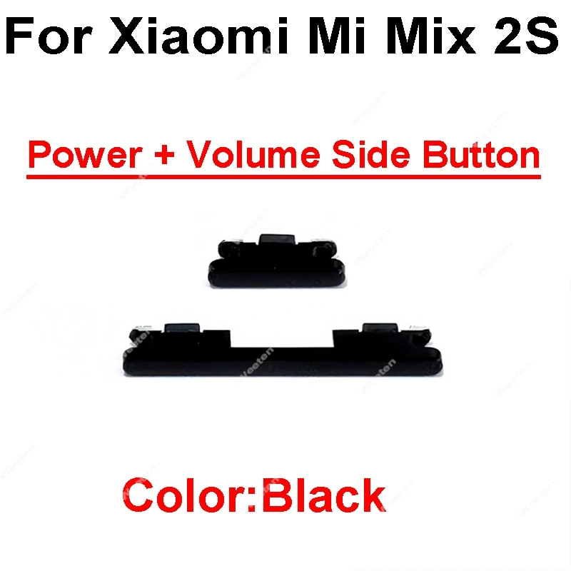 Power Volume Button For Xiaomi Mi Mix Mix2 Mix2S On OFF Button Power Volume Up Down Side Key Replacement Spare Parts