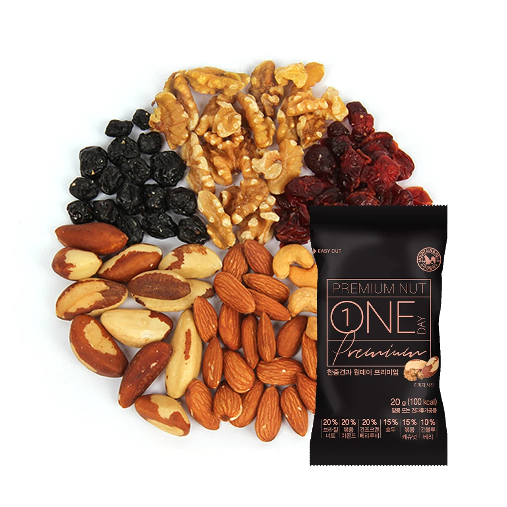 [الجبل والميدان] عبوة ممتازة لليوم واحد × 100 عبوة من المكسرات الفاخرة لخدمة واحدة