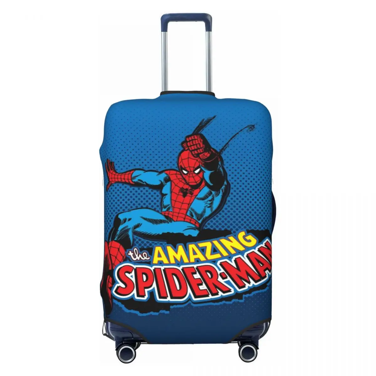 The Amazing Spider Man Logo Suitcase Cover Business Protector Holiday Useful Luggage Accesories