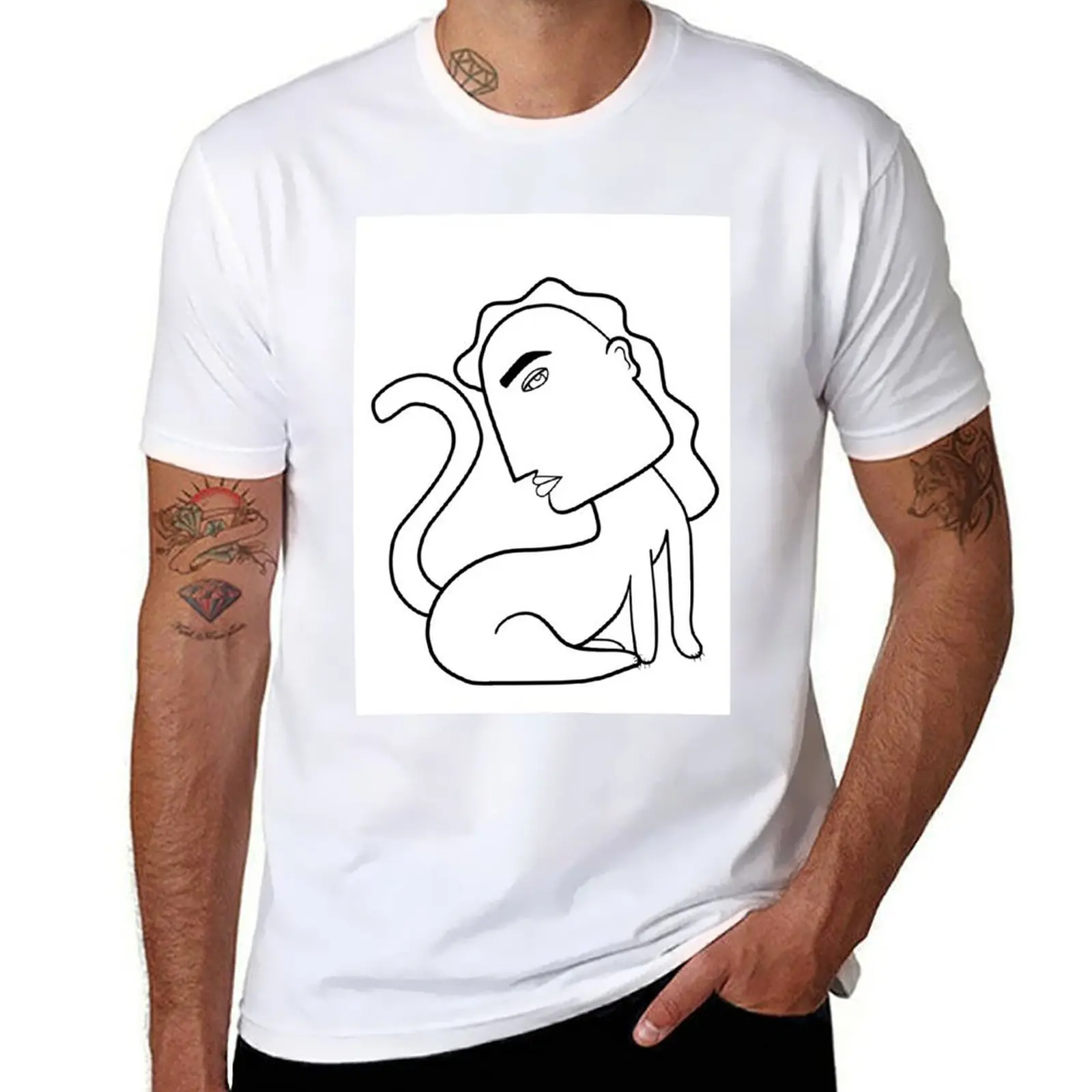 

sphinx man T-Shirt cotton t shirt pack anime t shirts for man T-Shirt