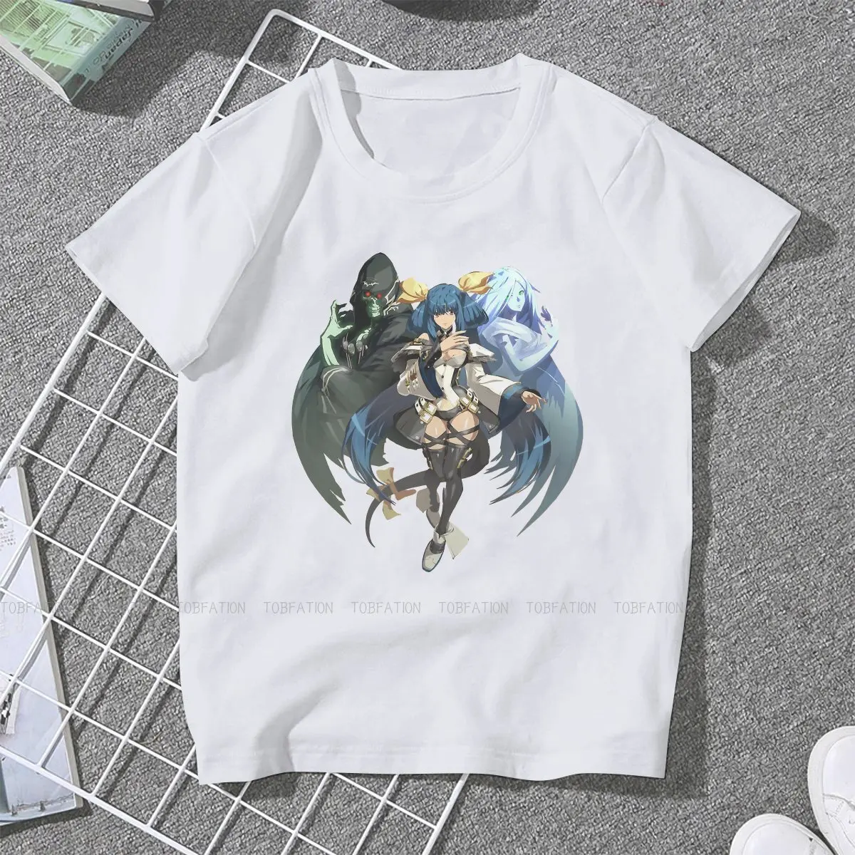 GuiltyGear Crewneck TShirts Dizzy Guilty Print Girl T Shirt Hipster Tops