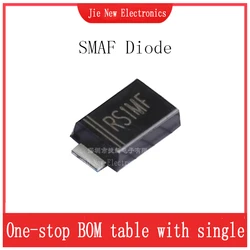 100PCS M7F SS14F SS24F SS34F SS54F SS16F SS26F SS36F SS56F SS110F SS310F SS510F RS1MF RS2MF ES1DF ES1JF SMAF Diode DO-214AC