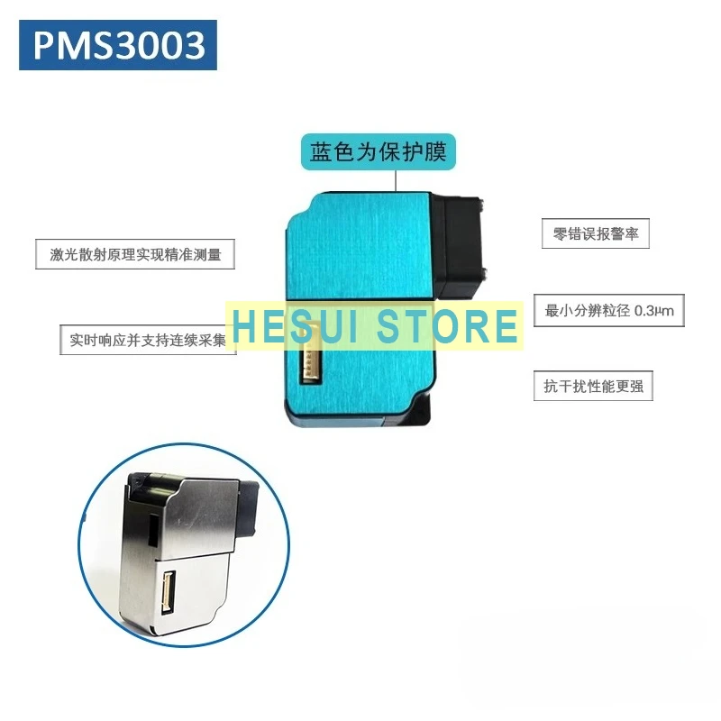 PMS3003 PM2.5 Modulo di rilevamento sensore particolato laser Dust Haze G3
