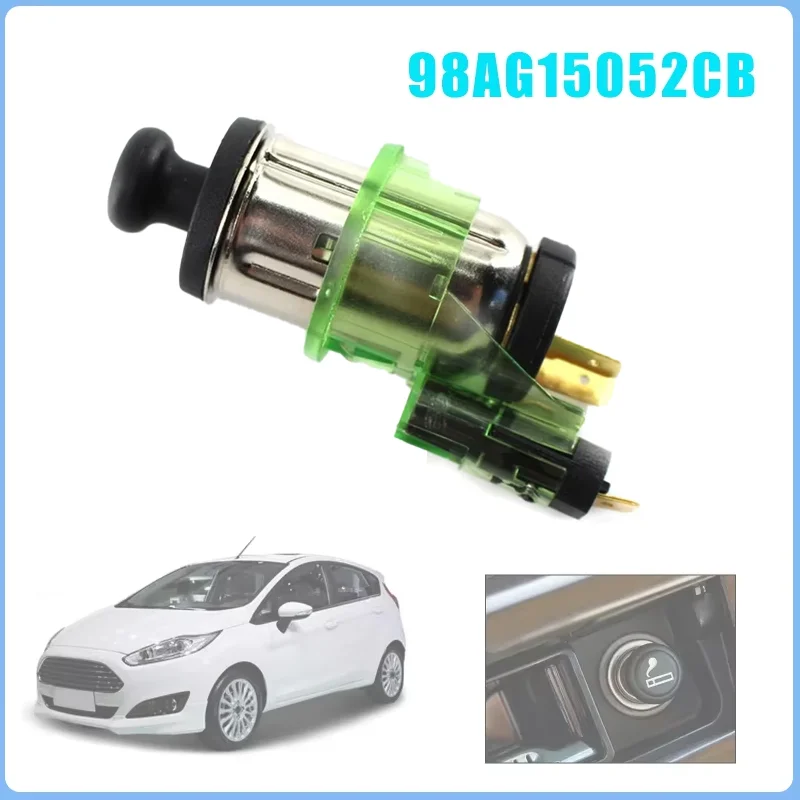 

98AG15052CB Cigarette Lighter Assembly Three Piece Set For Ford Focus Fiesta Mondeo S-MAX Interior Replacement Parts Accessories
