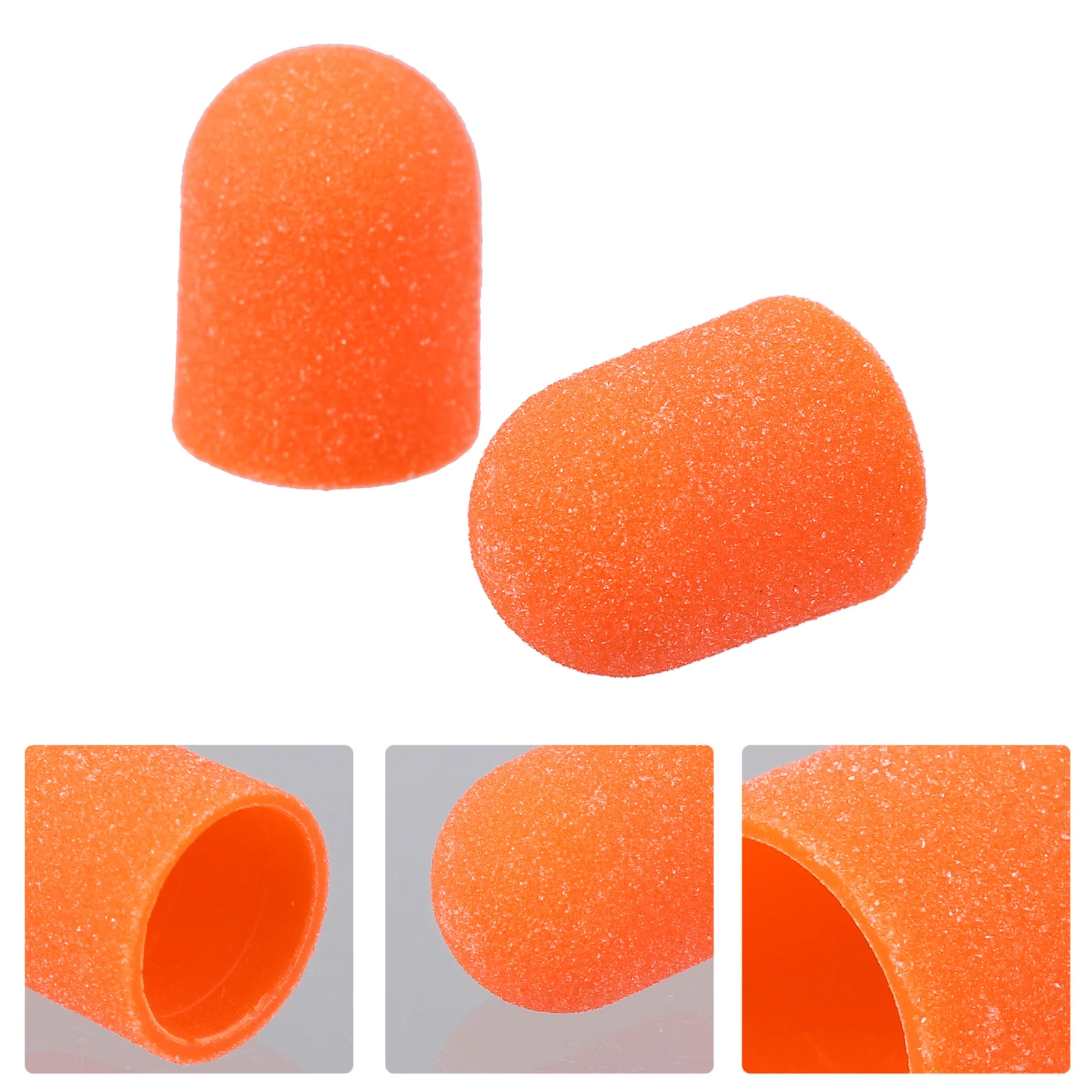 10 قطع من غطاء تلميع فن الأظافر، مقاوم للحرارة، سهل الاستخدام، أداة مانيكير محمولة، غطاء تلميع فن الأظافر