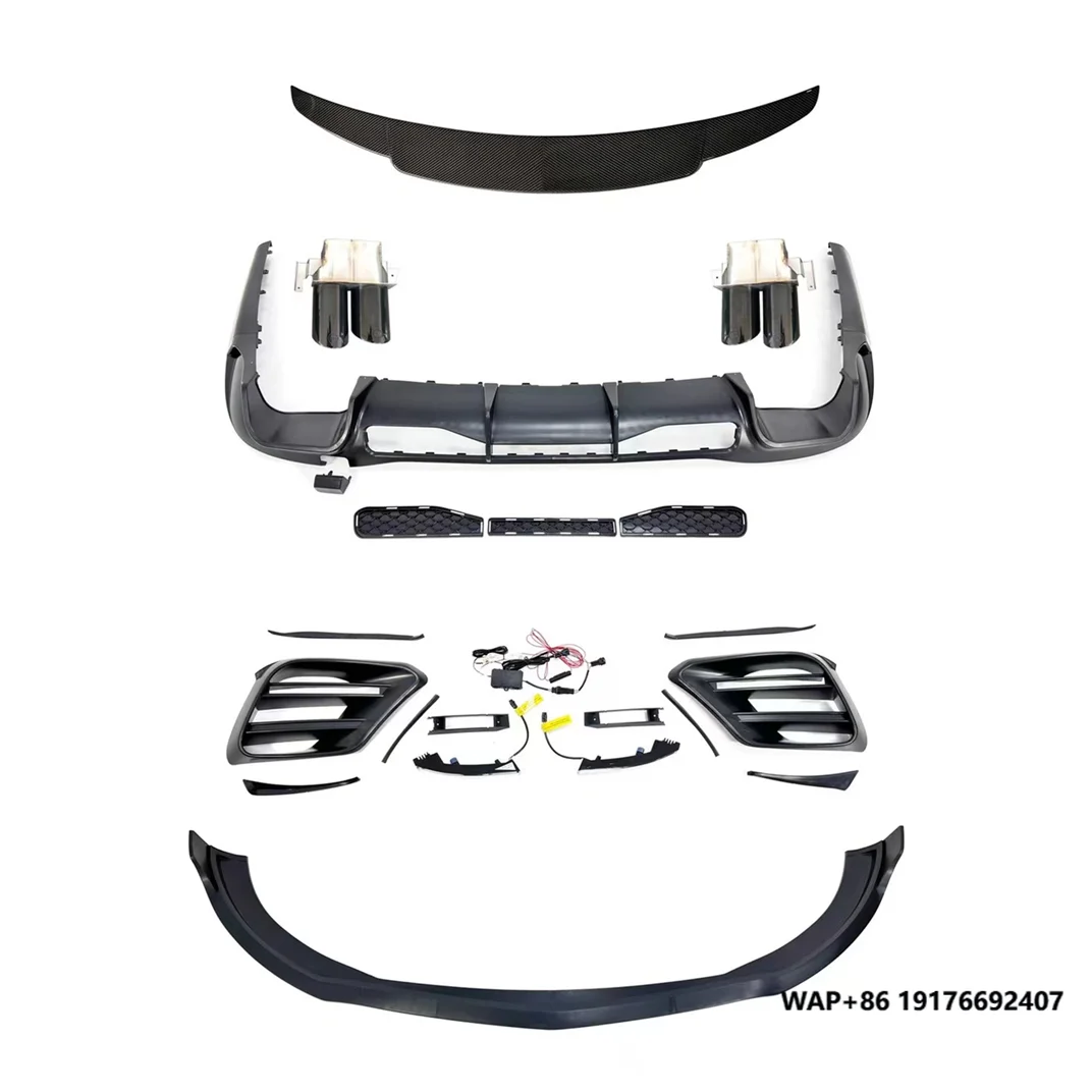 

Body Kit for Mercedes Benz S Class W223 Sport Change to B style Model Include Front Lip Rear Diffuser Tail Pipes