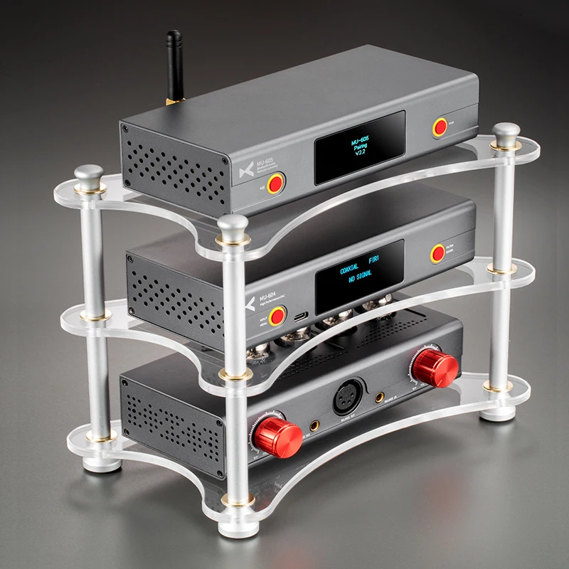 XDUOO X-R01 Estante HIFI acrílico multicapa XR01 adecuado para apilar amperios pequeños, decodificadores para MT-602 MT-604 MU-604, etc.