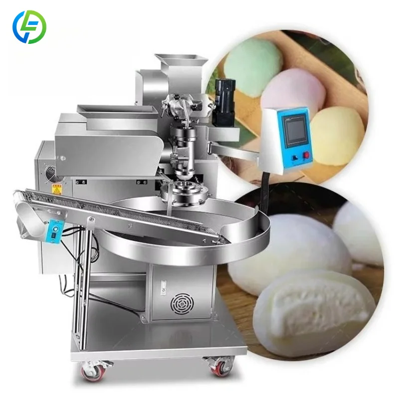 Maßgeschneiderte Glutinous Rice Ball Bao Chi Mochi mit Sesam, Erdnüssen und Kokosnuss Herstellungsmaschine Glutinous Rice Ball Füllmaschine