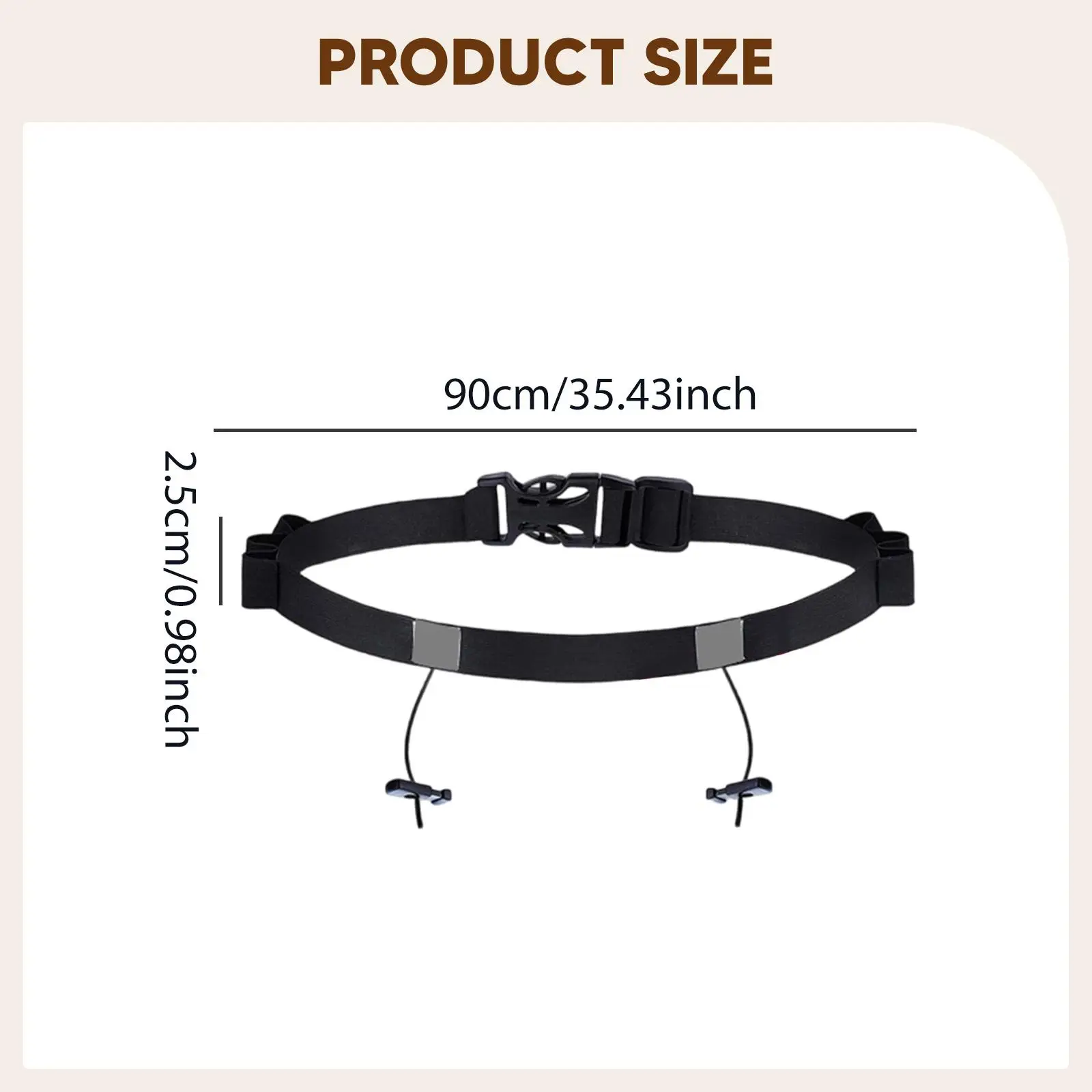 Start Number Belt, Adjustable, Lightweight, Versatile, with Start Number Holder, Mountable, for Women And Men