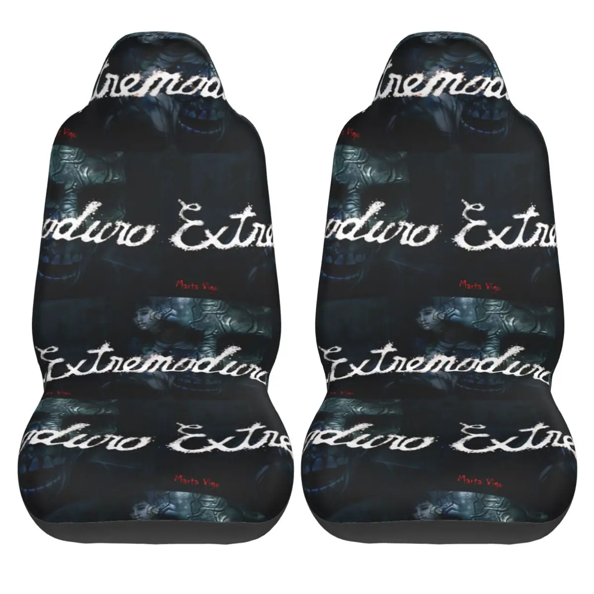 

Extremoduro Band Rock Spanish Car Seat Covers Universal Taxi Auto Seat Covers Polyester Washable Two Pieces Cover