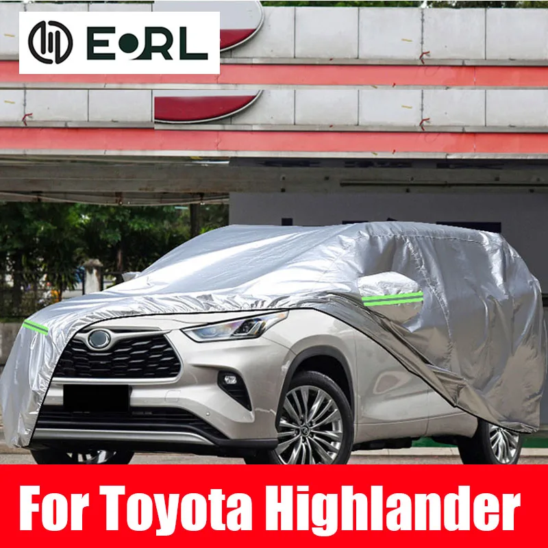 

For Toyota Highlander Kluger XU70 20216-2022 Waterproof Car Covers Outdoor Sun Protection Exterior Parts Car Accessories