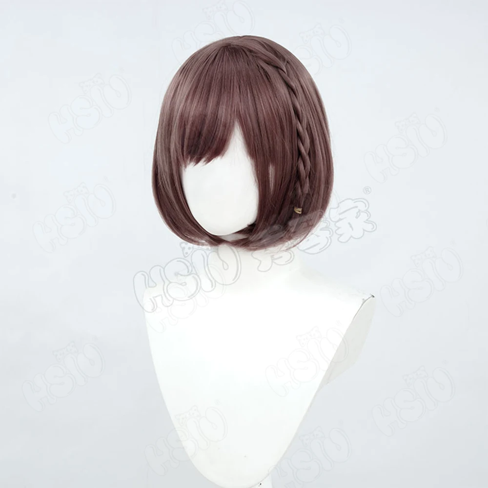 Anime Project Sekai Colorful Stage Shinonome Ena Cosplay Wig Brown purple short hair Game anime cosplay Wig Party Halloween Wig