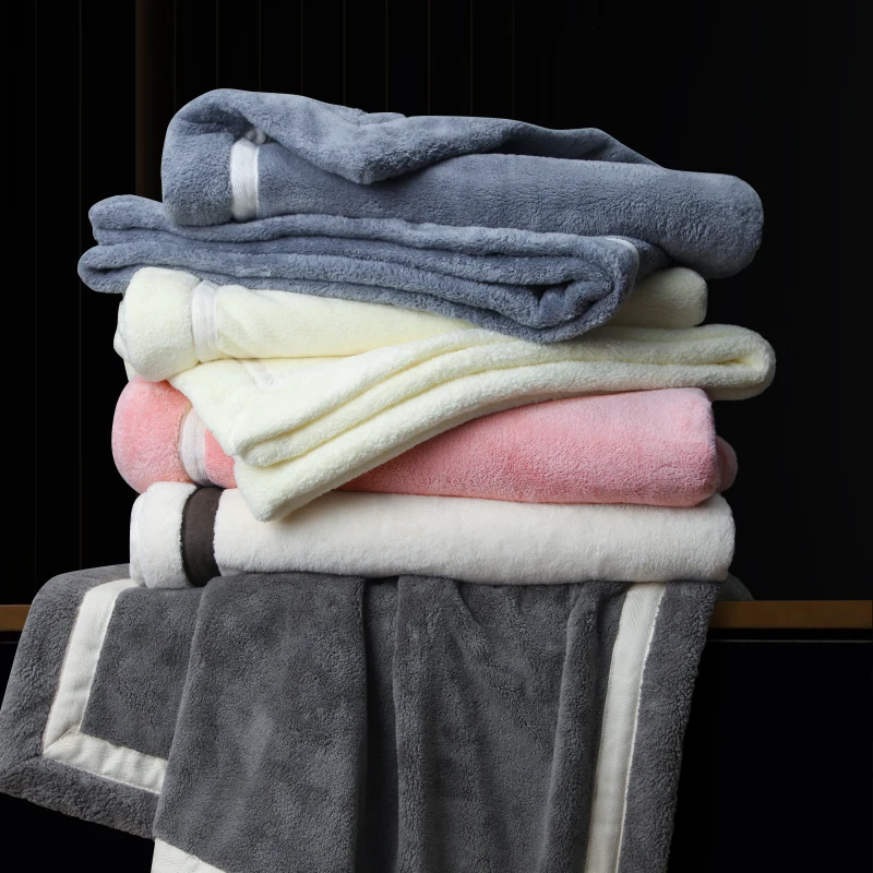 Home bath towels are thicker and more absorbent than pure cotton, suitable for both men and women with quick drying and high-end
