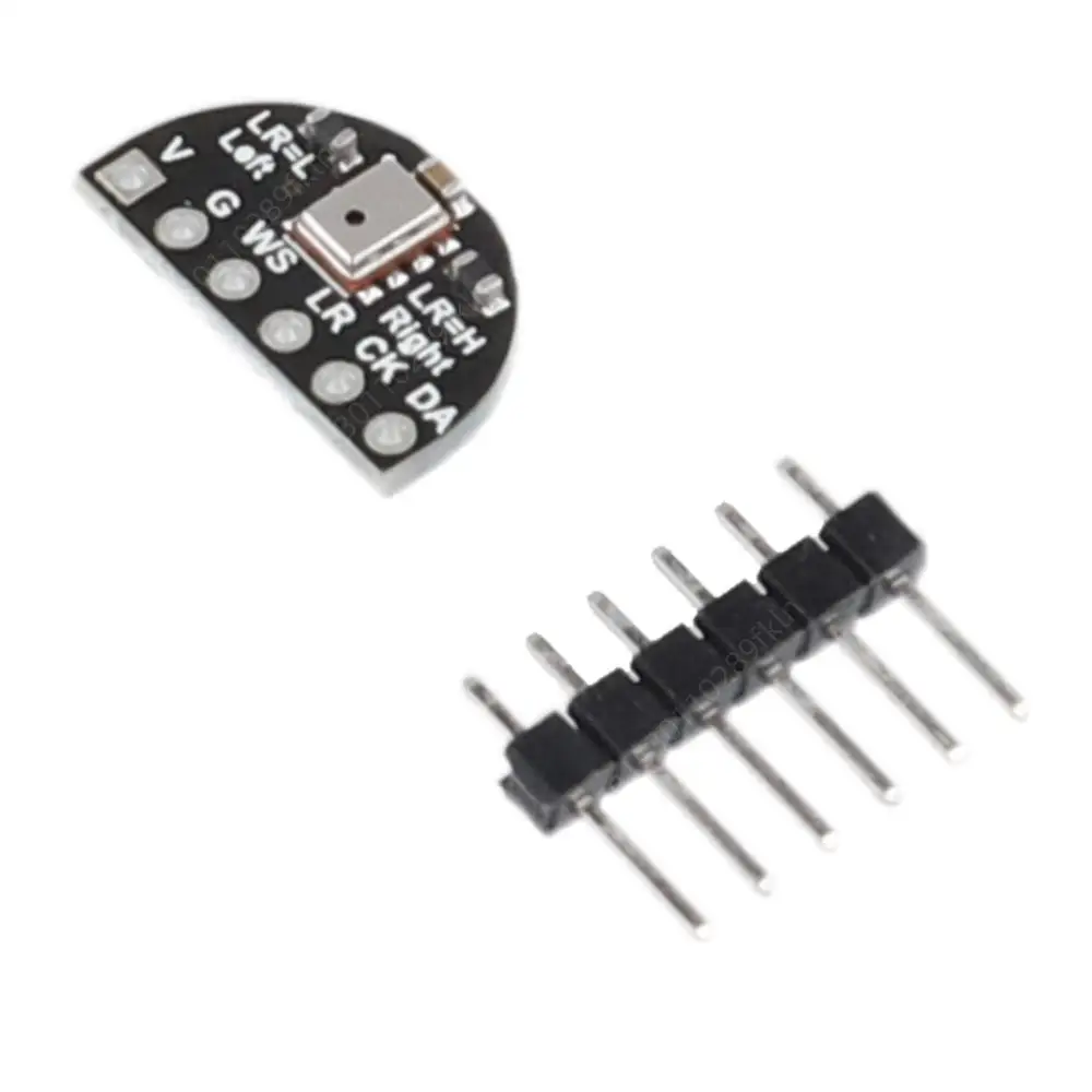 I2S Interface High Sensitivity MEMS Microphone Module Low Noise Single Microphone Module Adjustable Frequency Mic Module