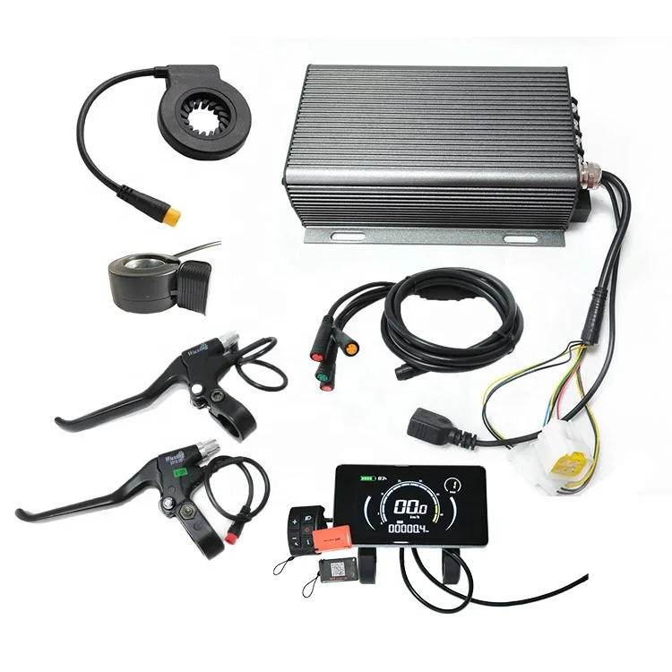 

72v 100A Ebike Sabvoton синусоидальный контроллер, детали для преобразования электрического велосипеда для Steal-th Bomber