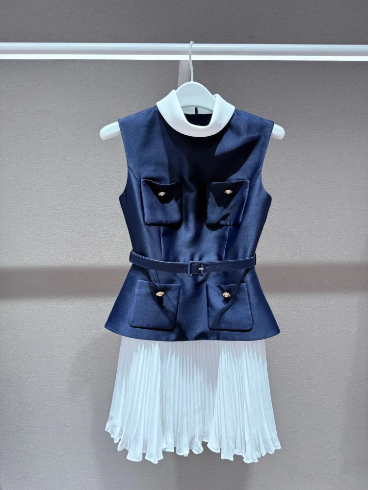 Ele Satin Women's Dr Ele Aosphere Name Lady Sle Early Autumn New Arrival ort Pure Color A-Line Skirt Long Zi...