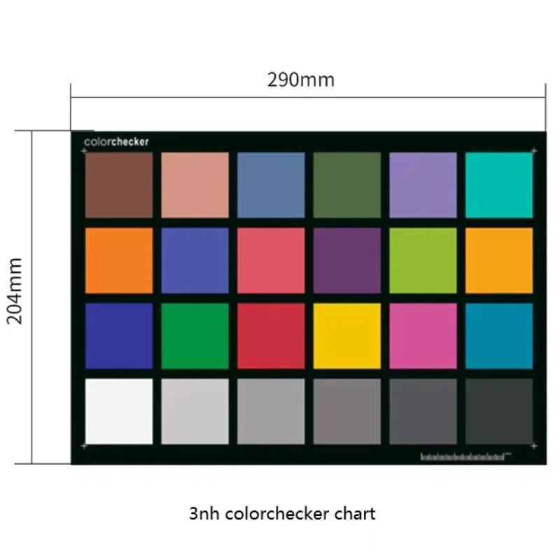 Colorchecker CLASSIC 24-Farben-Karten, Farbrestaurierung, Weißabgleichsdiagramm