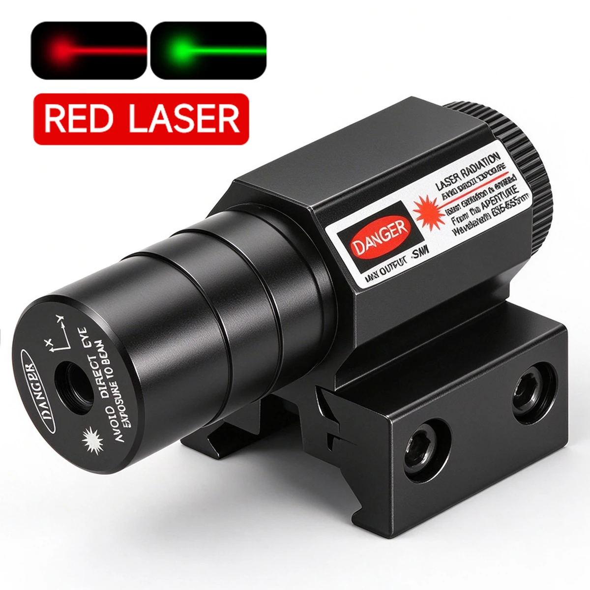 Tactical Red Green Laser Pointer Locator Sights for Picatinny 11mm/20mm Rail Mount Adjustable Hunting Accessories