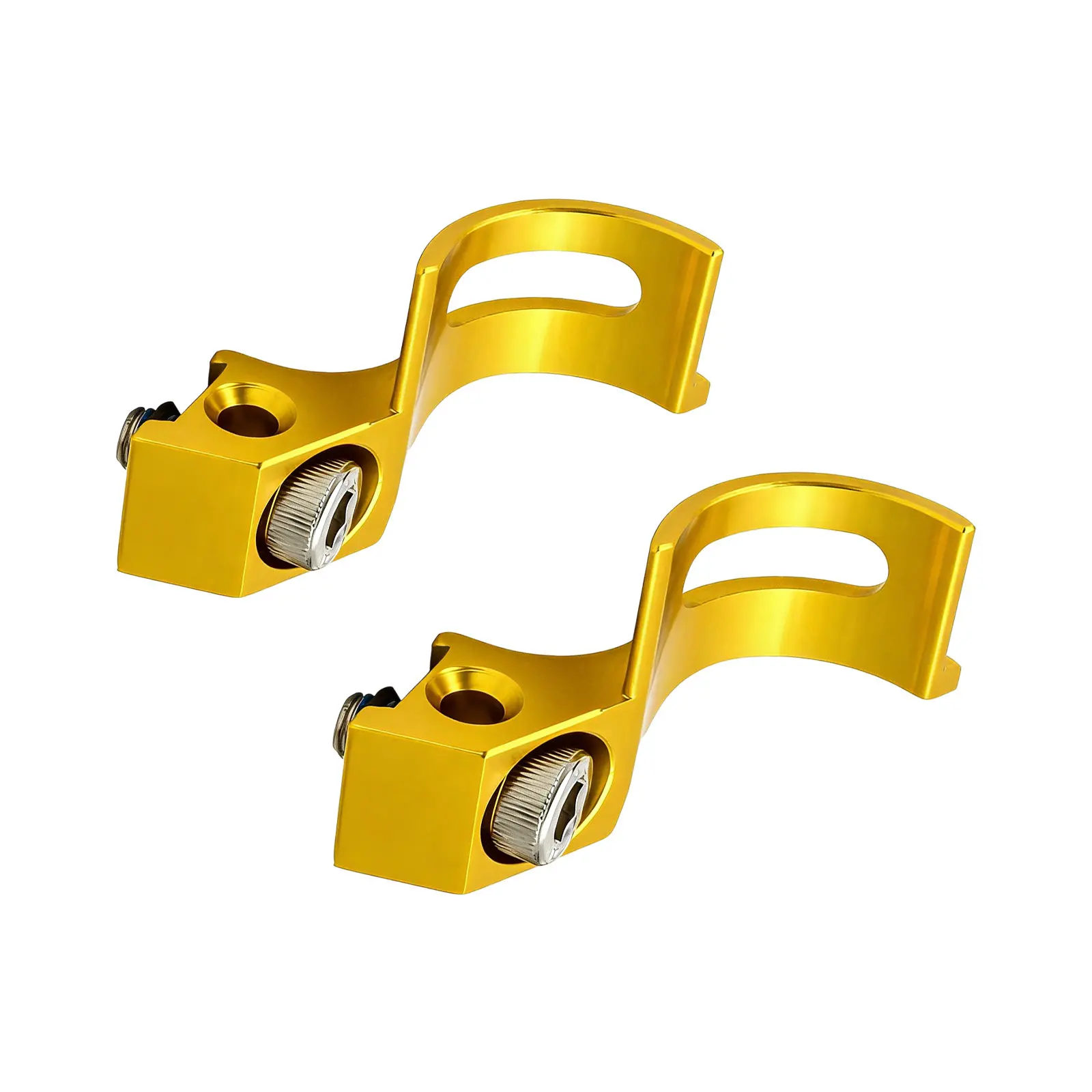 

2Pcs Bike Brake Handle Connector Aluminum Alloy Wear-Resistant Integrator Lightweight Easy Install Mountain Bike Shifter Adapter