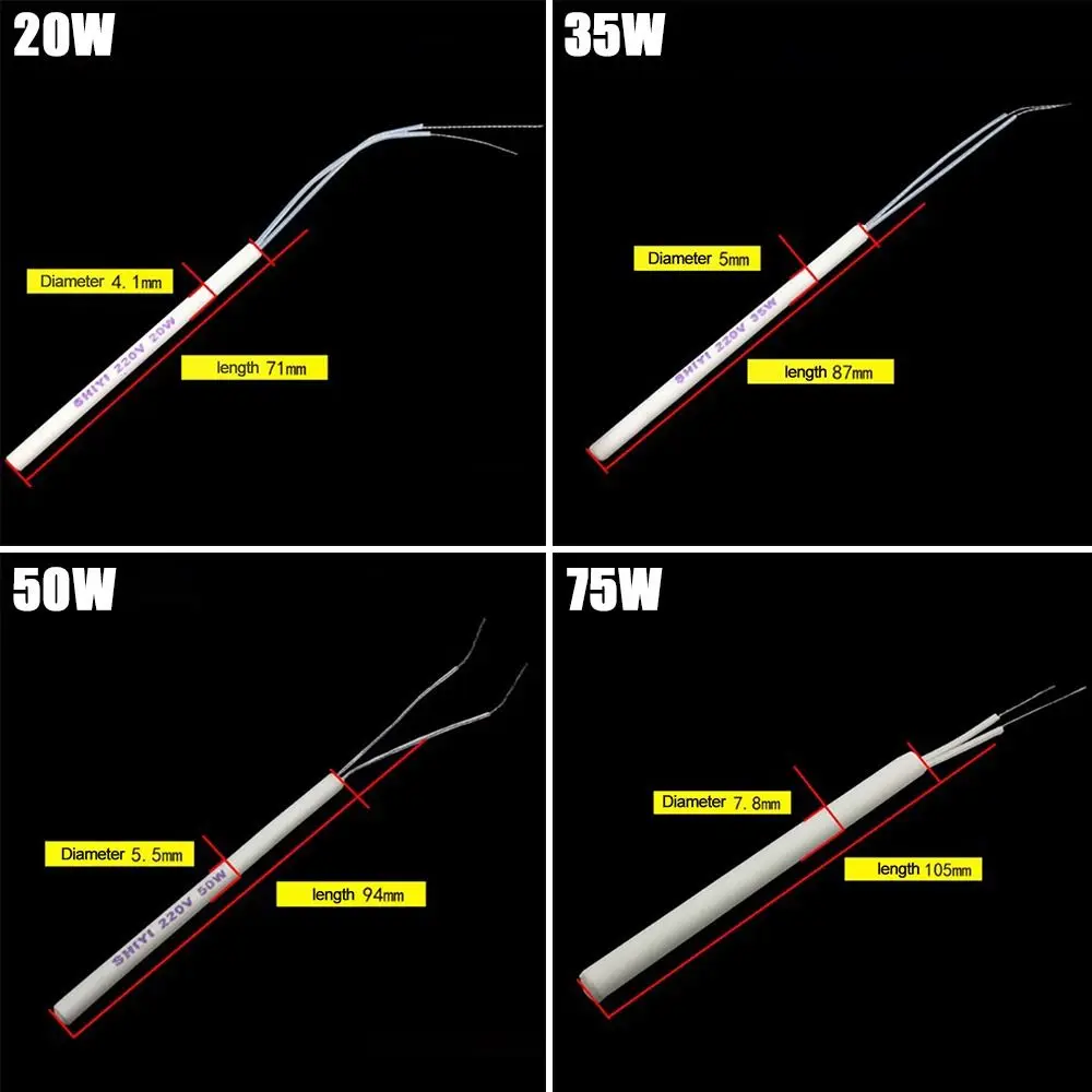 Ceramic Electric Adjustable Temperature 908 908S Solder Internal Heating Element Tools Soldering Iron Heater