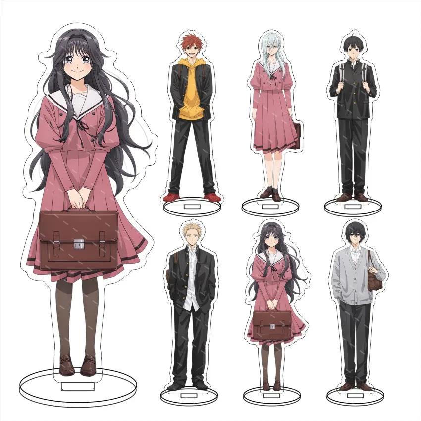 

The Fragrant Flower Blooms With Dignity Love Story Acrylic Stand Model Plate Decoration Originality Desk Figure Display Product