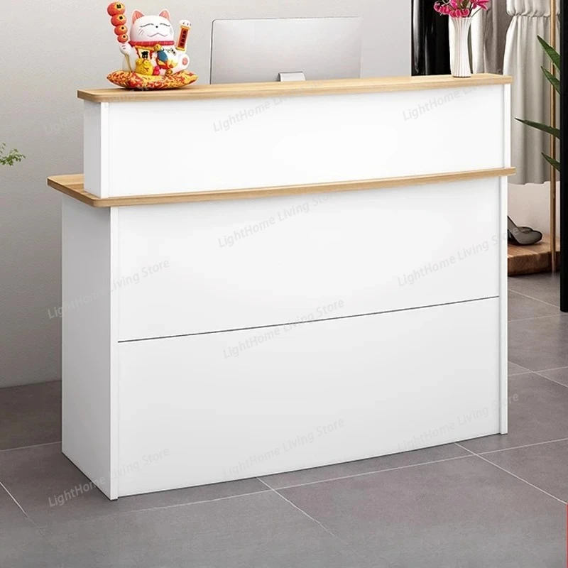 

Display Modern Reception Desks Elegant Checkout Design Welcome White Luxury Reception Desks Commericial Service Bureau Furniture