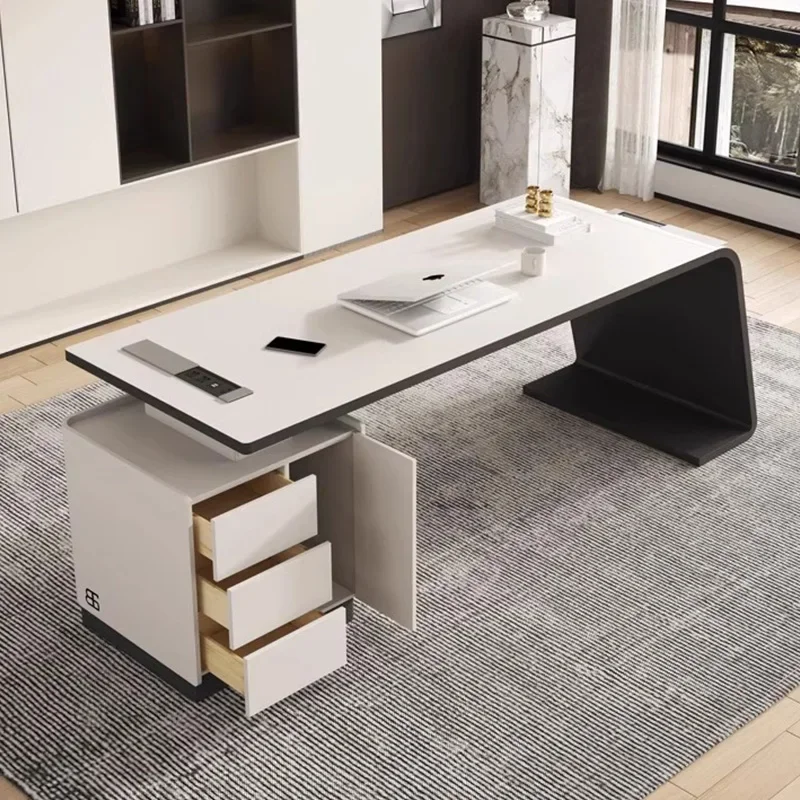 مكتب مكتب طلاء فاخر راقي وبسيط وحديث ومبتكر مكتب الرئيس مدير Mesas De Escritorio أثاث المكاتب