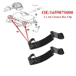 자동차 공기 청정기 필터 박스 클립 #165987S000, 닛산 SUV 픽업 Armada Frontier Maxima NV 04-17 교체 액세서리, 2 개