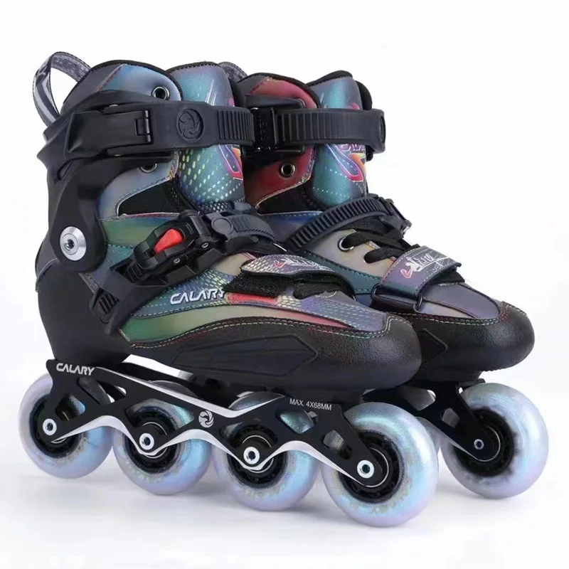 COOL Slide Skates Shoes for Street Road Adults Inline Skates Patins Asphalt Concrete Ground Male Female Brake Drift Shift 90A