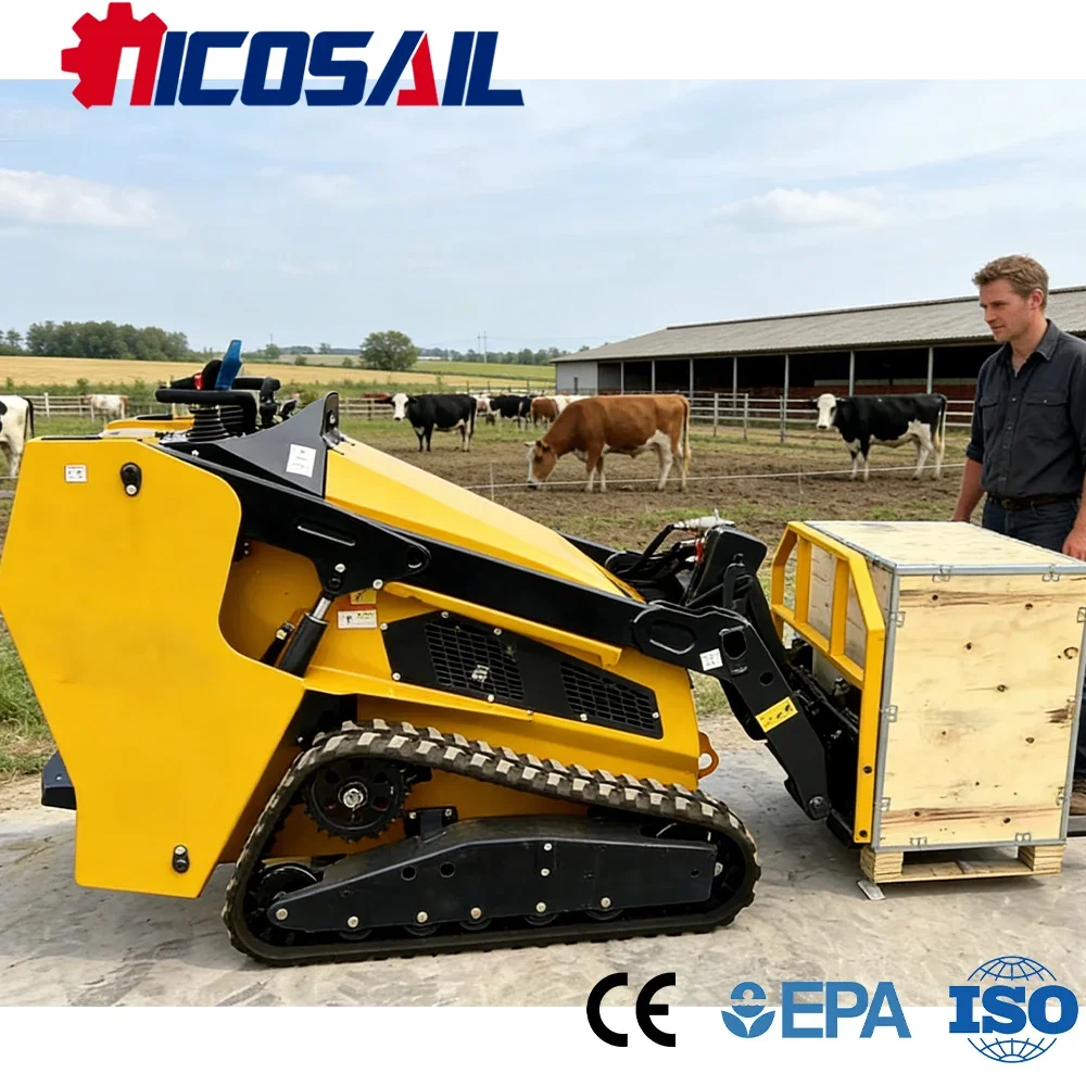 

Kubota CE Certified Skid Steer Loader Euro 5 Compact Excavator for Construction and Earthworks