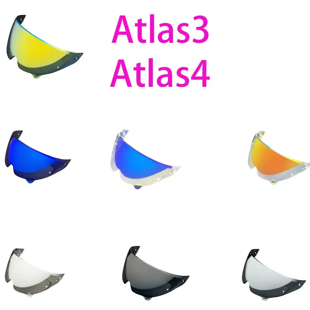 

For RUROC ATLAS 3.0 4.0 Motorcycle Helmet Shield Anti-UV Photochromic Visera Casco Moto Replacement Only suitable for M L