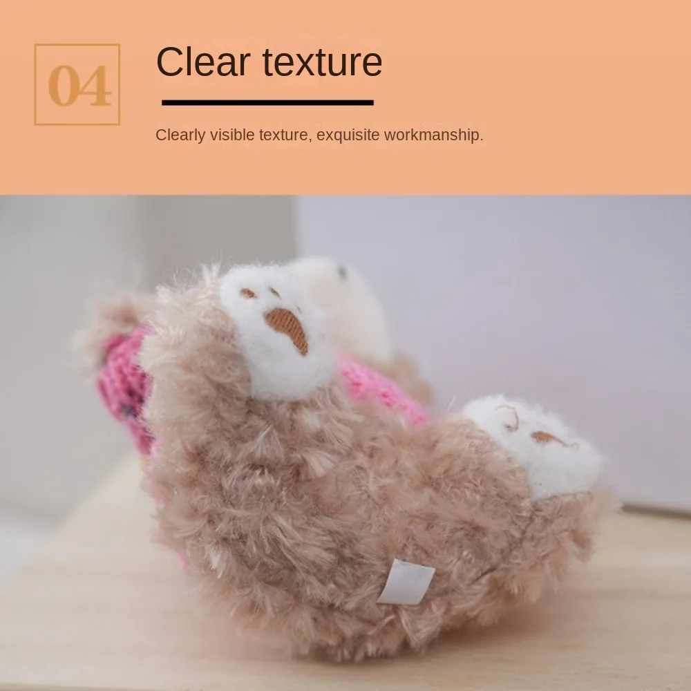 

Kawaii Multi Style Toy Pendant Colorful Rope Sweater Bear Travel Gift Soft Raccoon Backpack