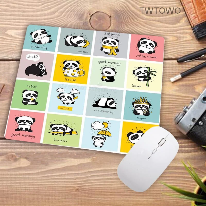 

MousePad Gaming Hot Sell MousePads Anime Anti-slip Gamer Cartoon kawaii lovely Cute Baby Panda Office Decoration Home Mouse Mat